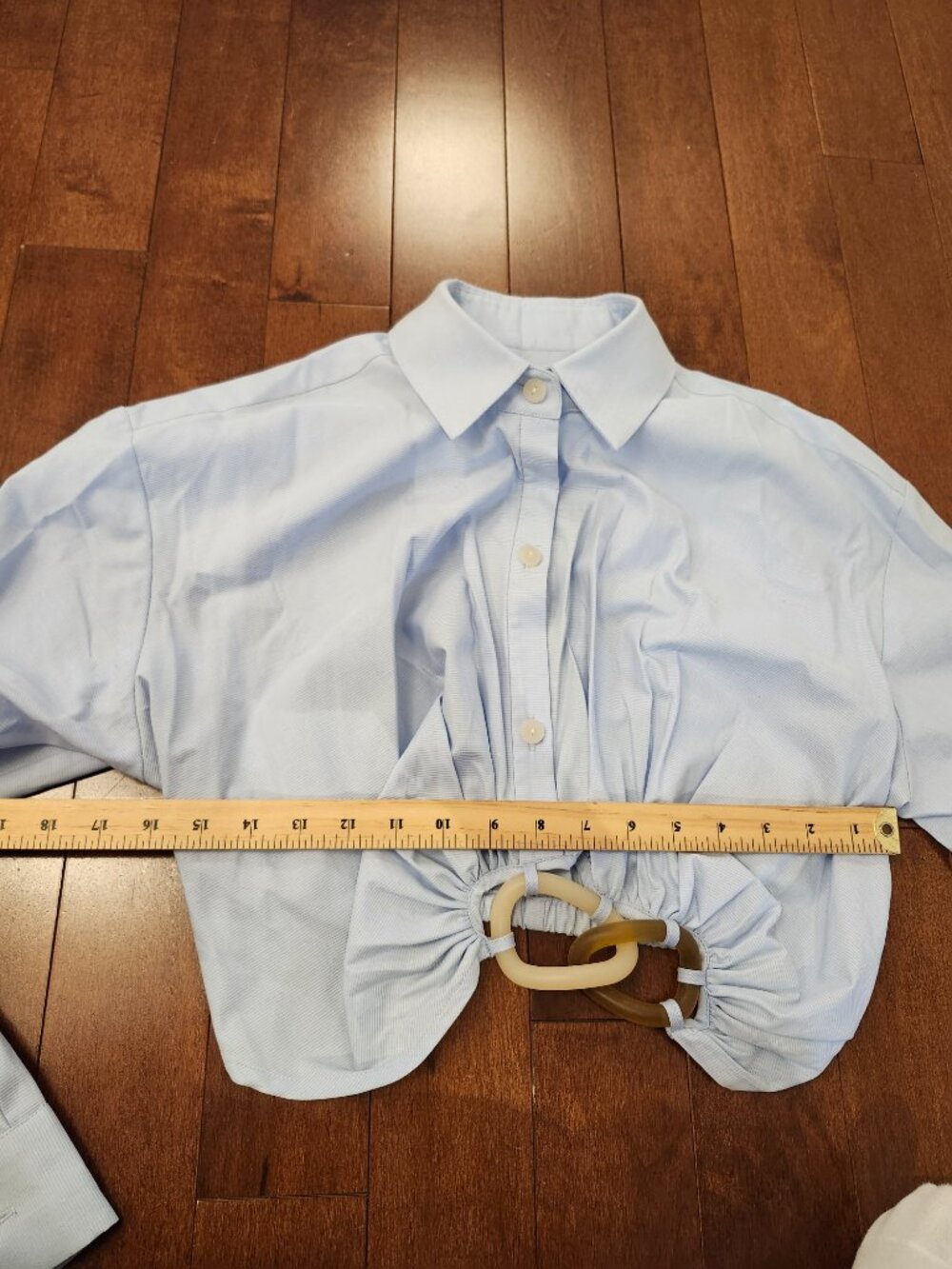 Christopher Esber women's long sleeve button up in size 8 - Picture 7 of 9